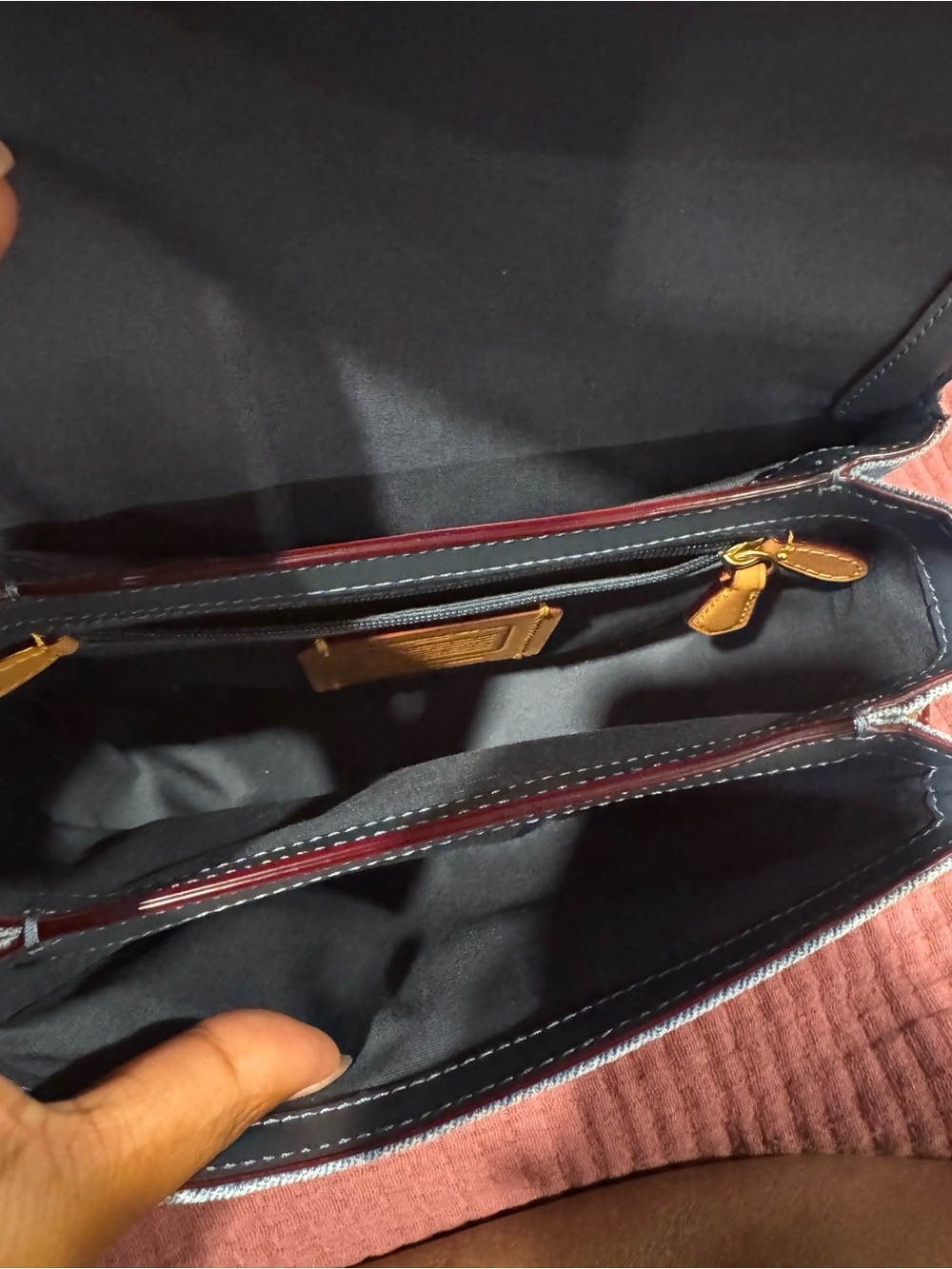 COACH Cassie 19 Denim Crossbody bag - Picture 7 of 10